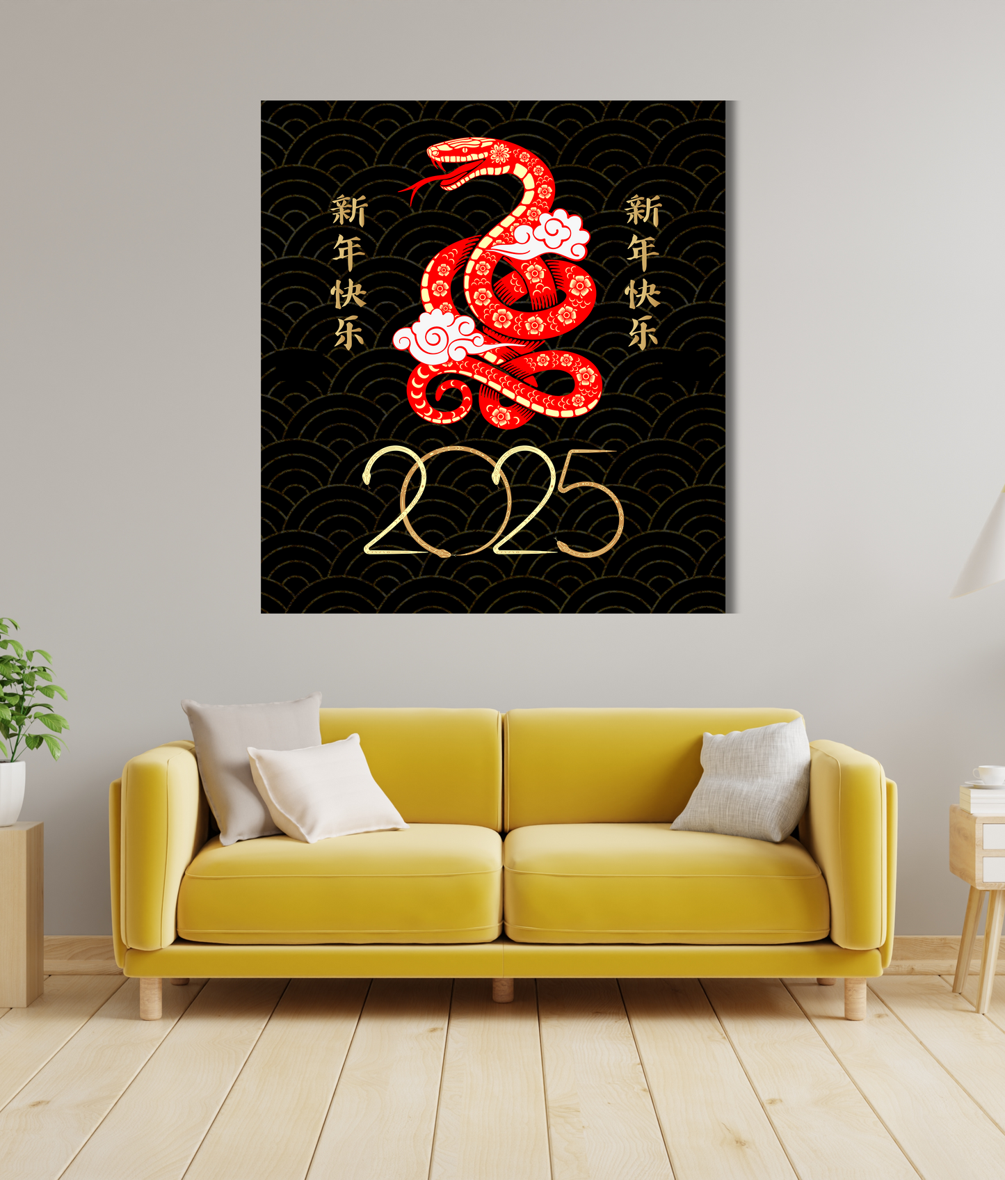 π Year of the Snake Lunar New Year Tapestry β Home Decor | Multiple Sizes Available π§§β¨