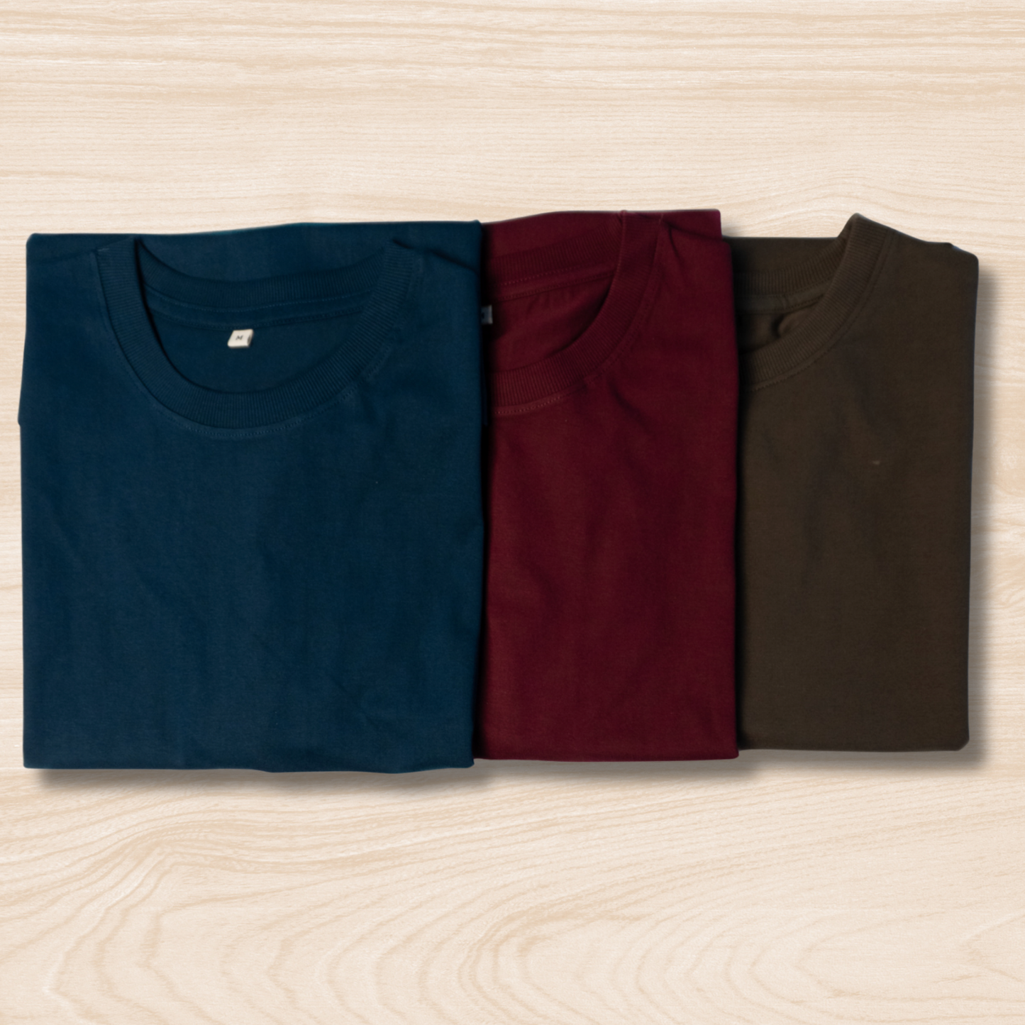 Oversized Unisex Cotton T-Shirts – Pack of 3 | XS–2XL