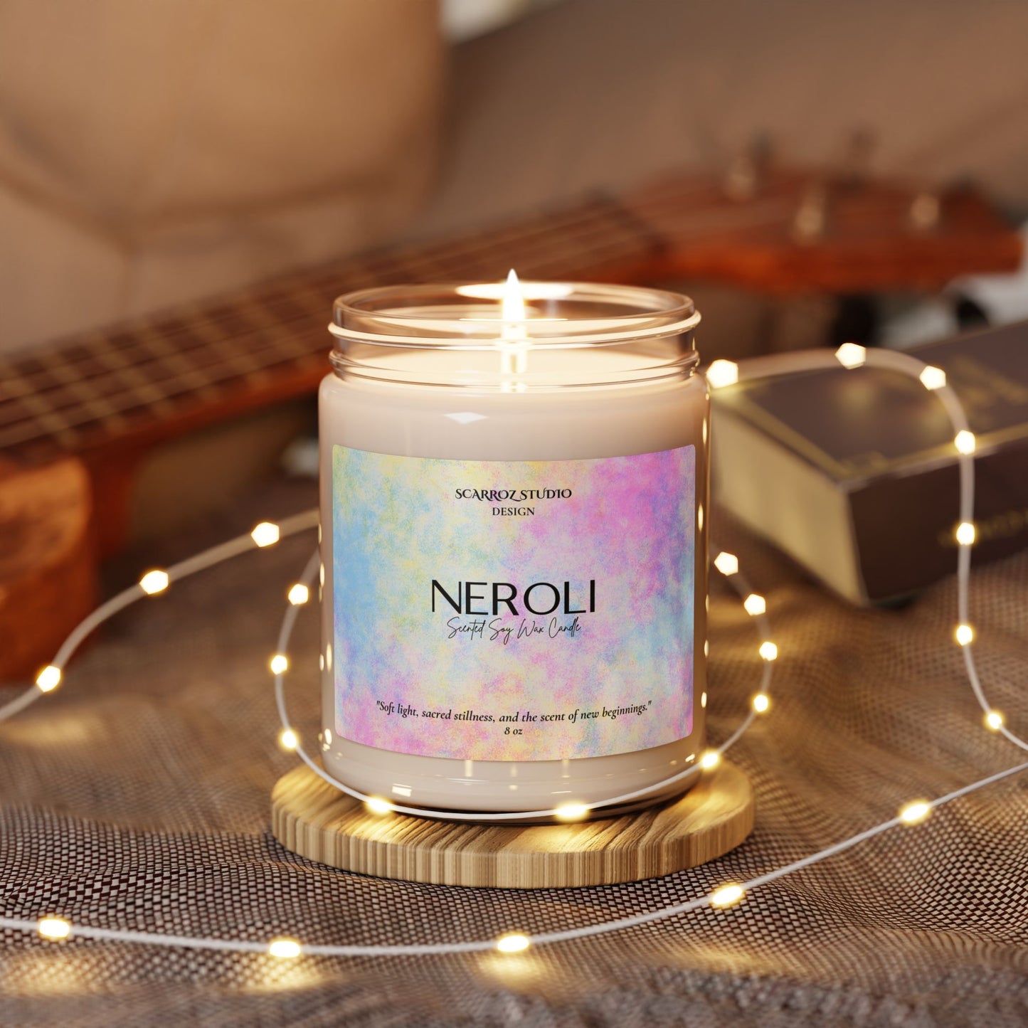 Scented Soy Wax Candle – Neroli Scented Candle for Easter Gifting & Home Decor