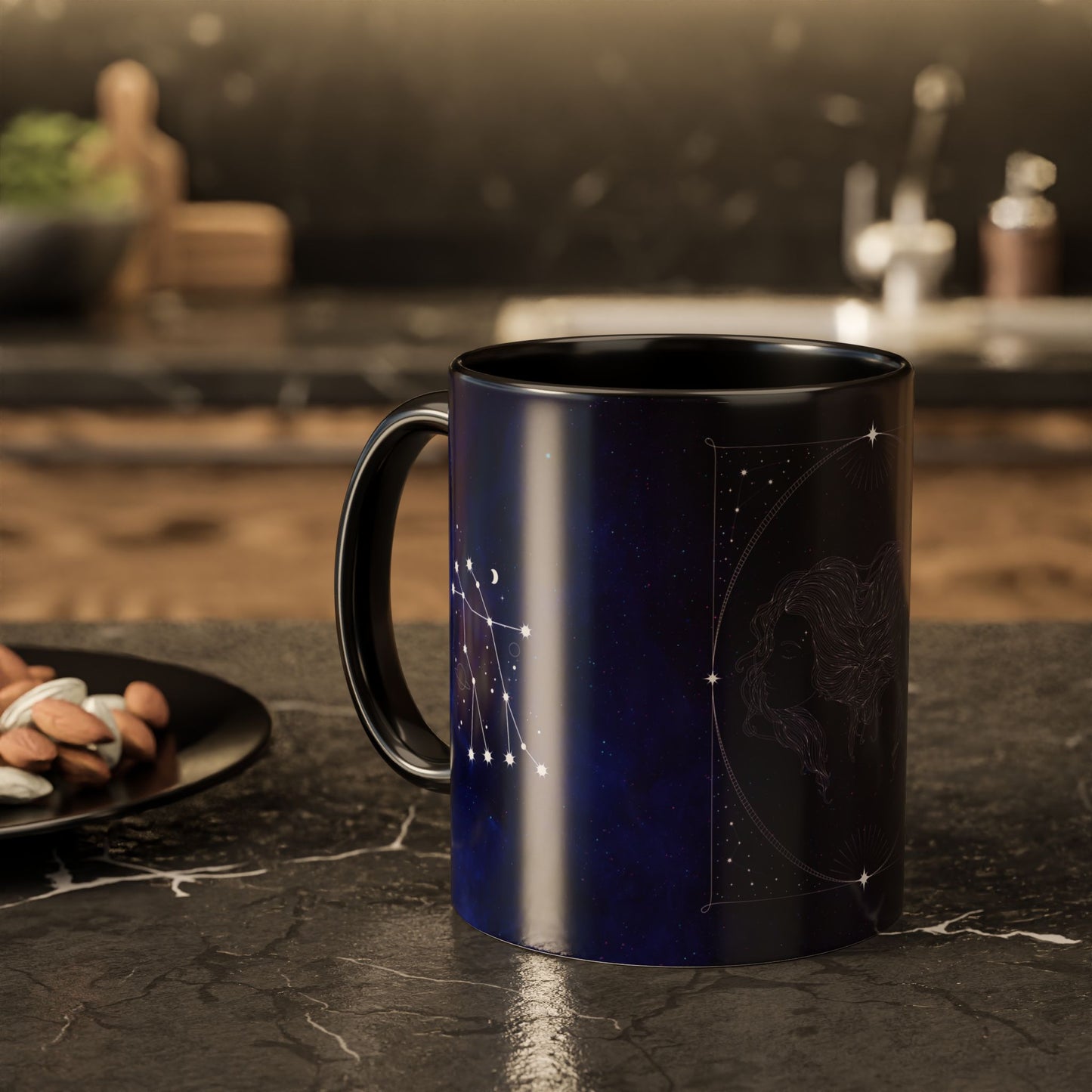 Gemini Zodiac Mug – Sip the Stars | 11 oz Ceramic | Cosmic Veil Collection