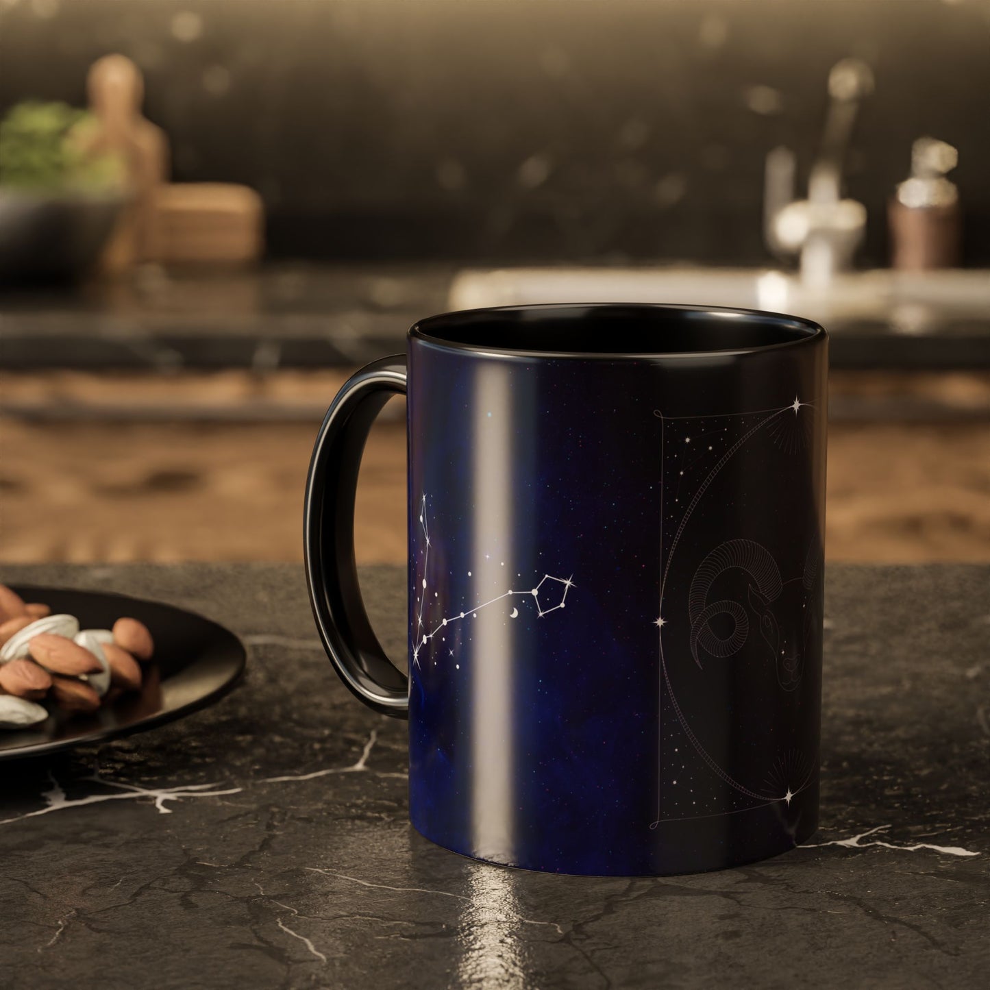 Aries Zodiac Mug – Sip the Stars | 11 oz | Cosmic Veil Collection