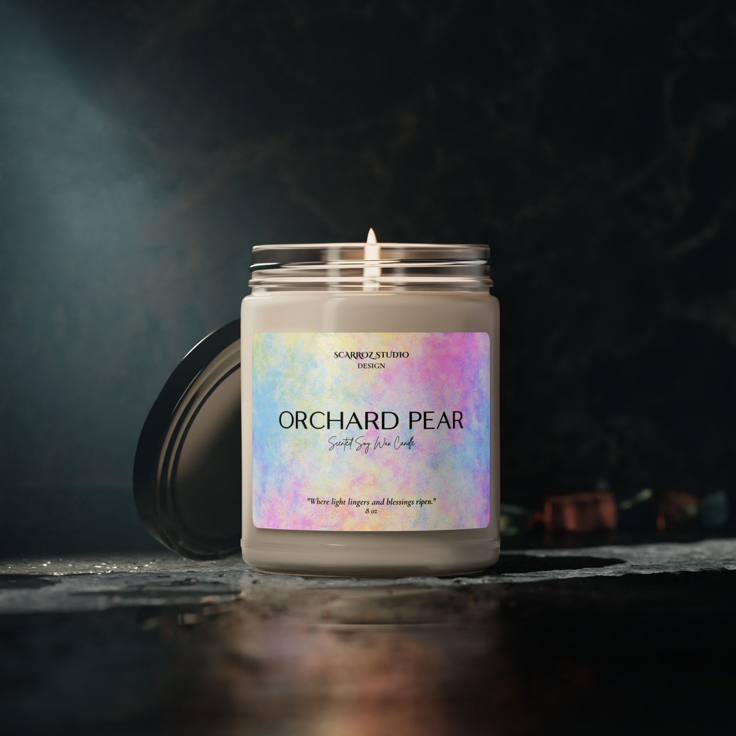 Spring Scented Soy Candle – Orchard Pear Scented Candle for Easter Gifting & Seasonal Home Decor