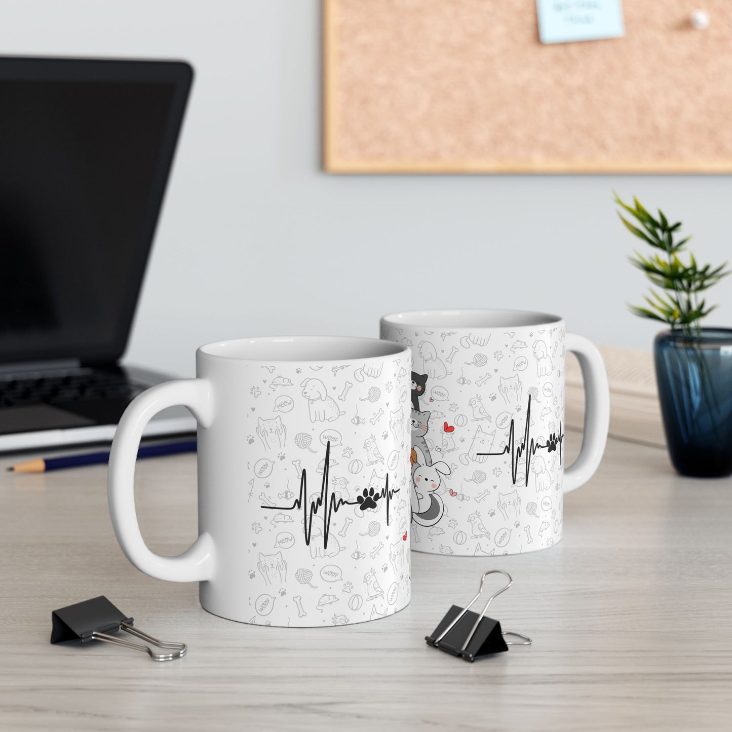 Furry Companion Mug – Valentine’s Day Collection