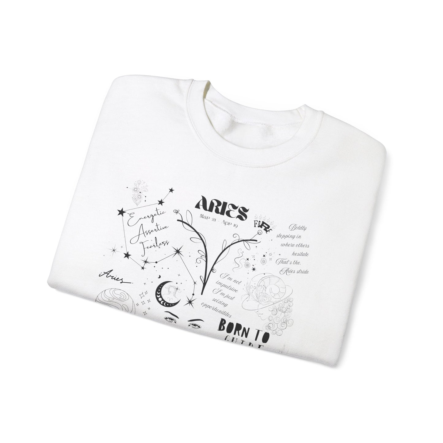 Aries Men's Oversized T-Shirt – Celestial Boldness | Cosmic Veil Collection