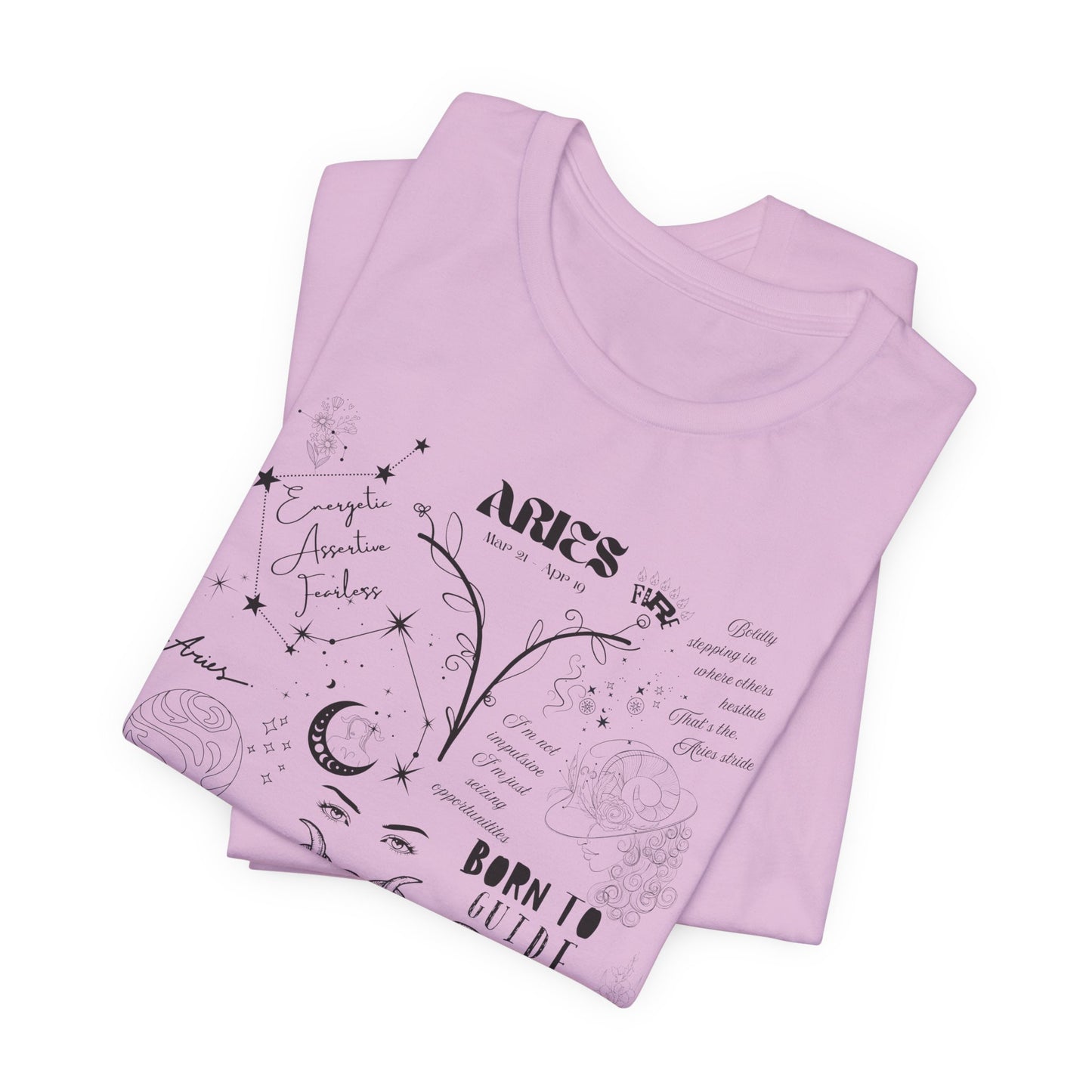 Aries Men's Oversized T-Shirt – Celestial Boldness | Cosmic Veil Collection