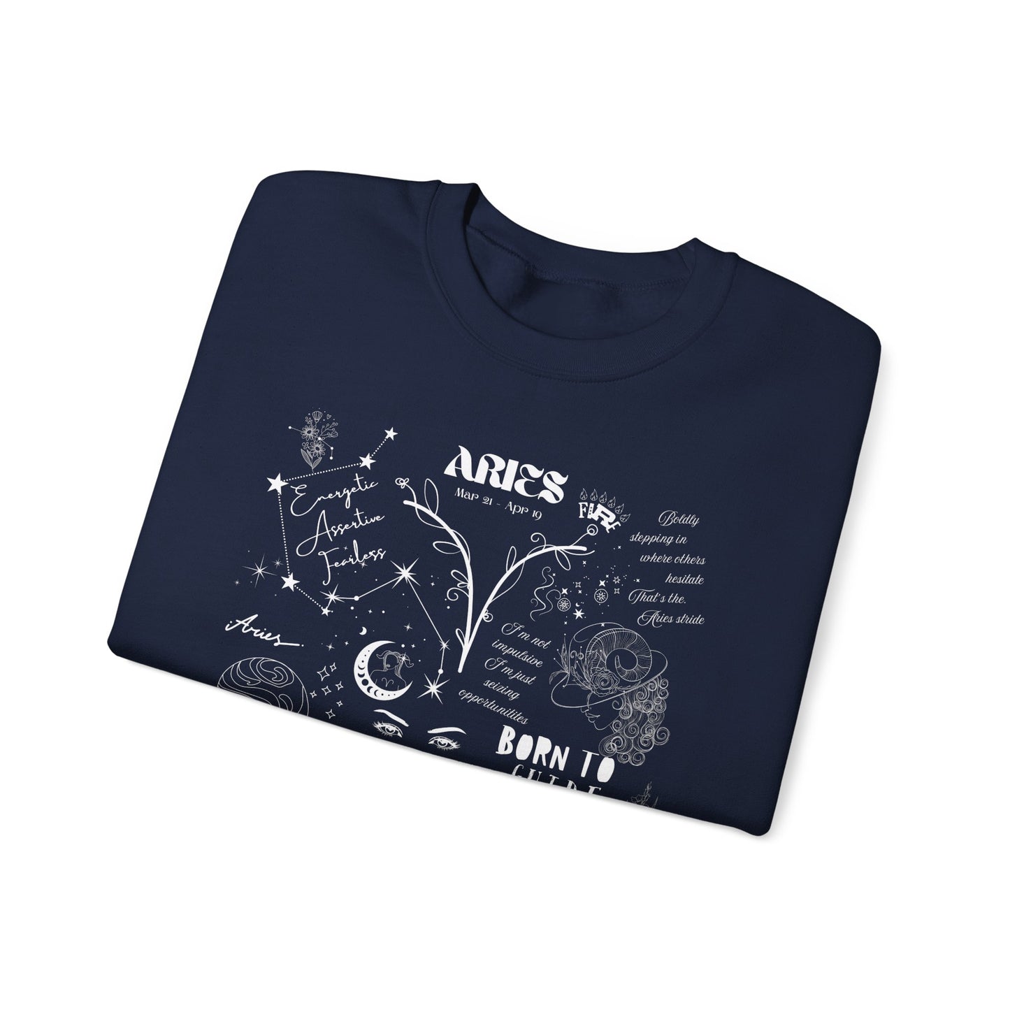 Aries Men's Oversized T-Shirt – Celestial Boldness | Cosmic Veil Collection