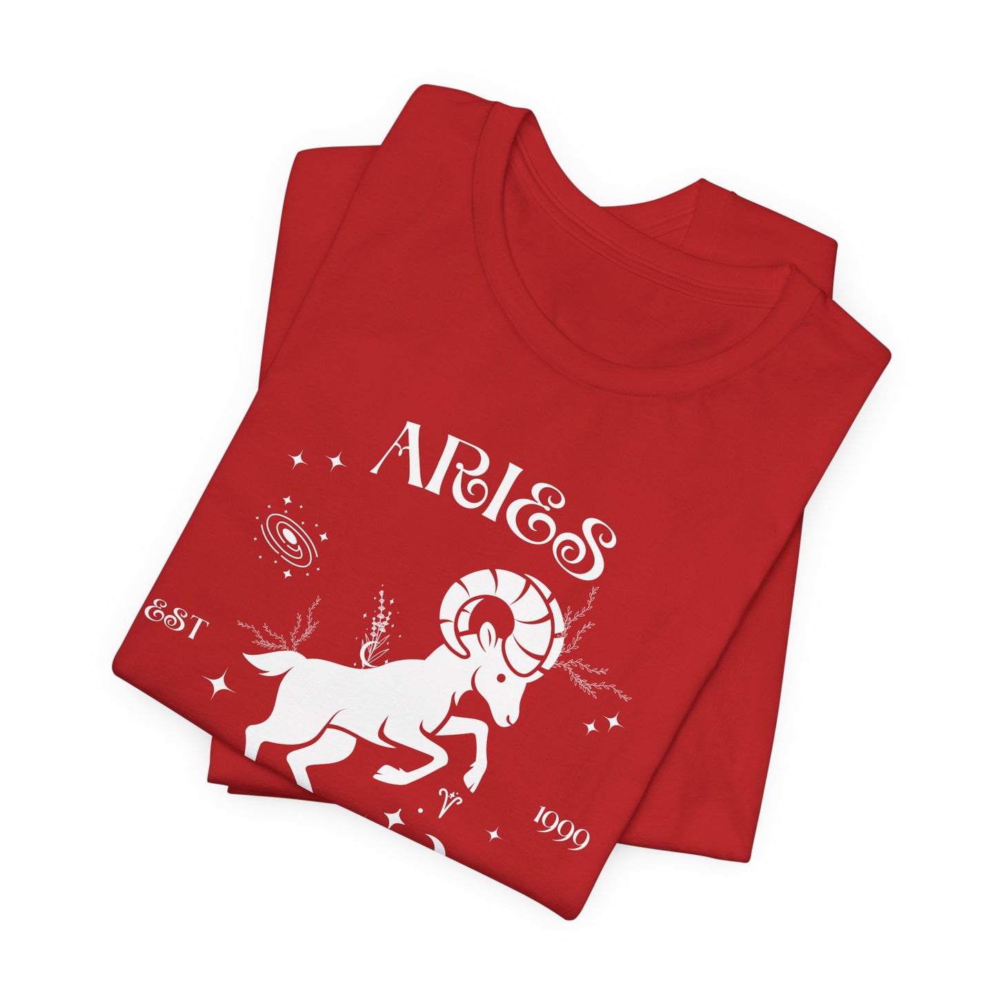 Aries Unisex T-Shirt – Fearless Flame | Cosmic Veil Collection