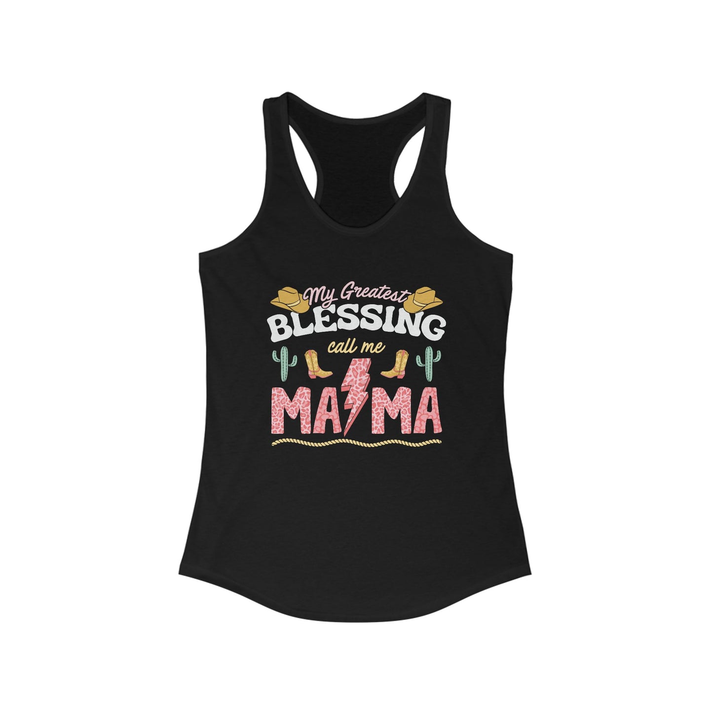 My Blessing Calls Me Mama” Women’s Sleeveless Tank Top – Mother’s Day Special | Seasonal Treasures Collection
