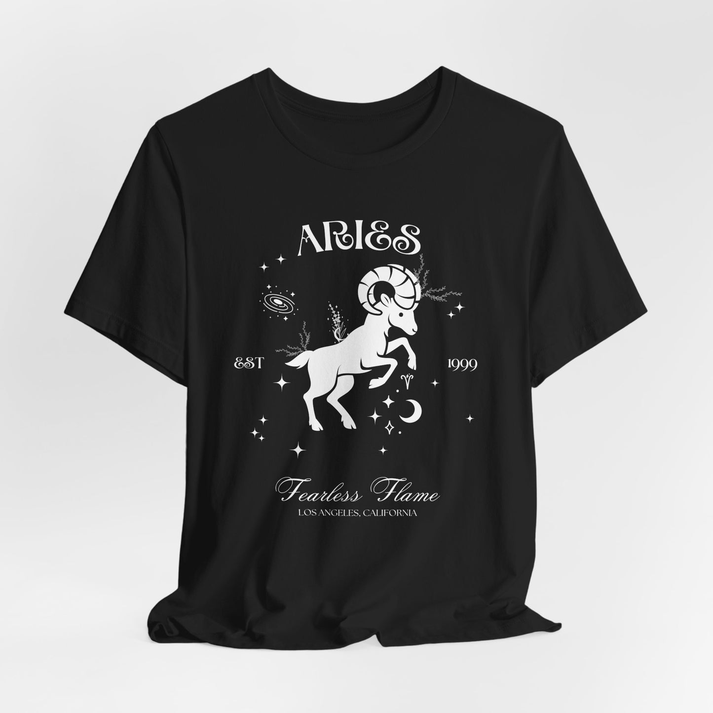 Aries Unisex T-Shirt – Fearless Flame | Cosmic Veil Collection