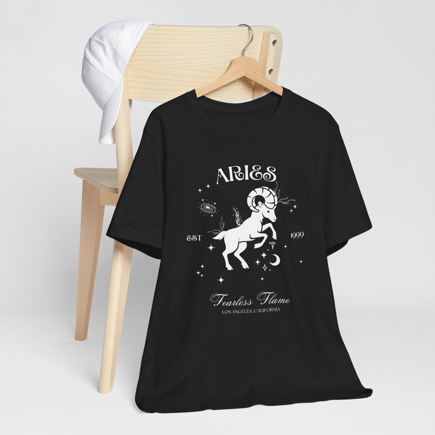 Aries Unisex T-Shirt – Fearless Flame | Cosmic Veil Collection