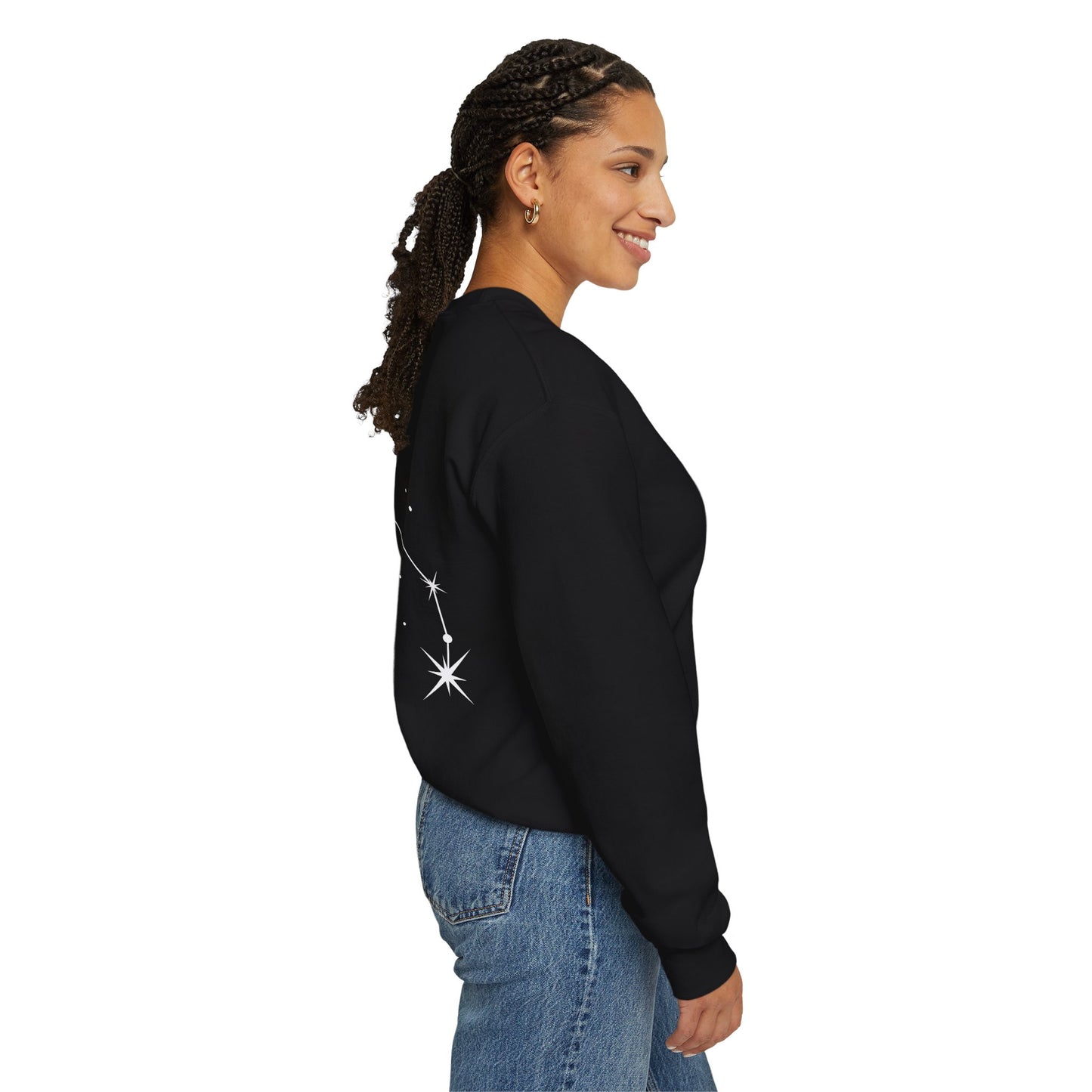 Aries Unisex Oversized Sweatshirt – Cosmic Minimalism | Cosmic Veil Collection