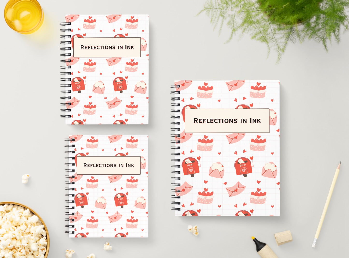 Reflections in Ink: A 200-Page Journal Notebook