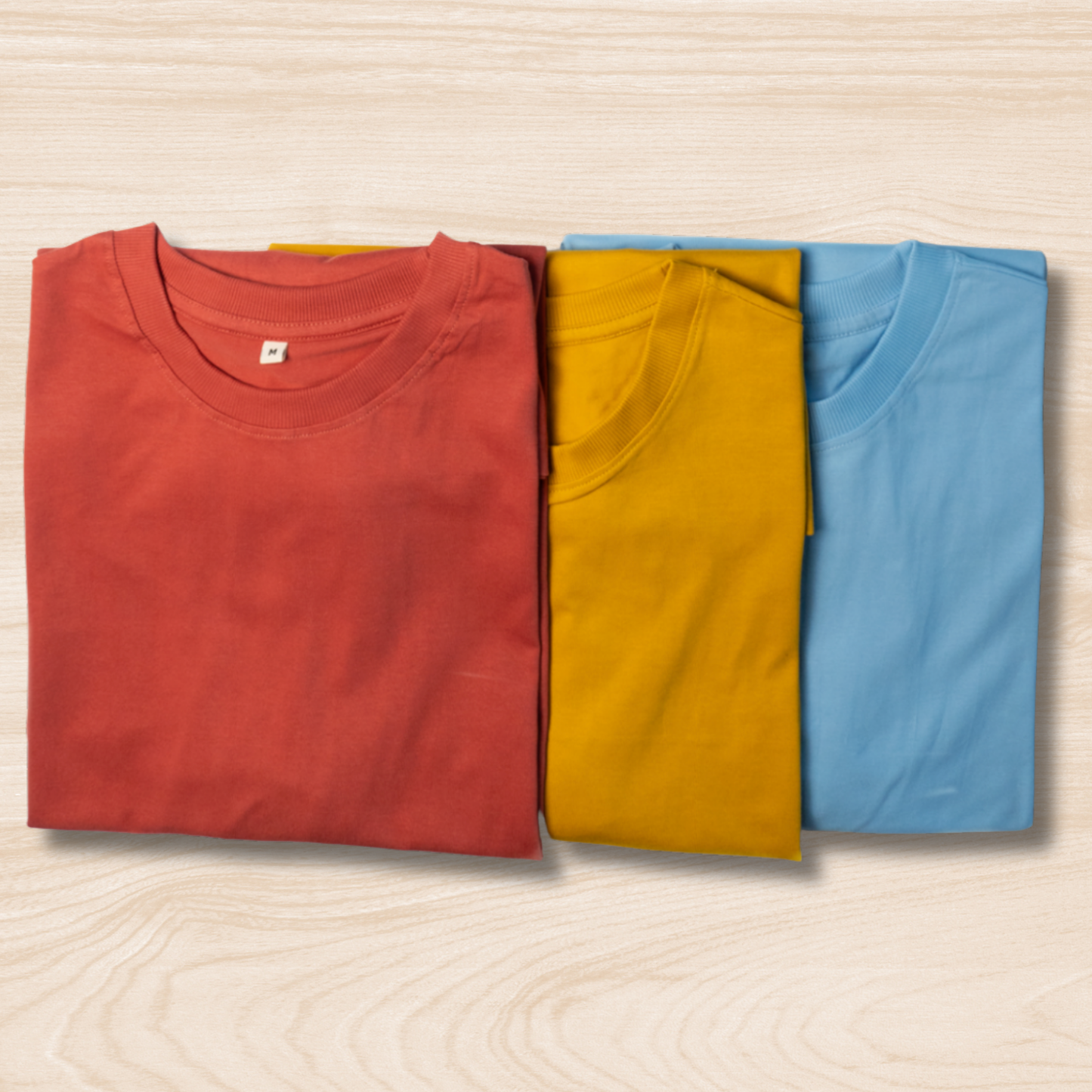 Oversized Unisex Cotton T-Shirts – Pack of 3 | XS–2XL