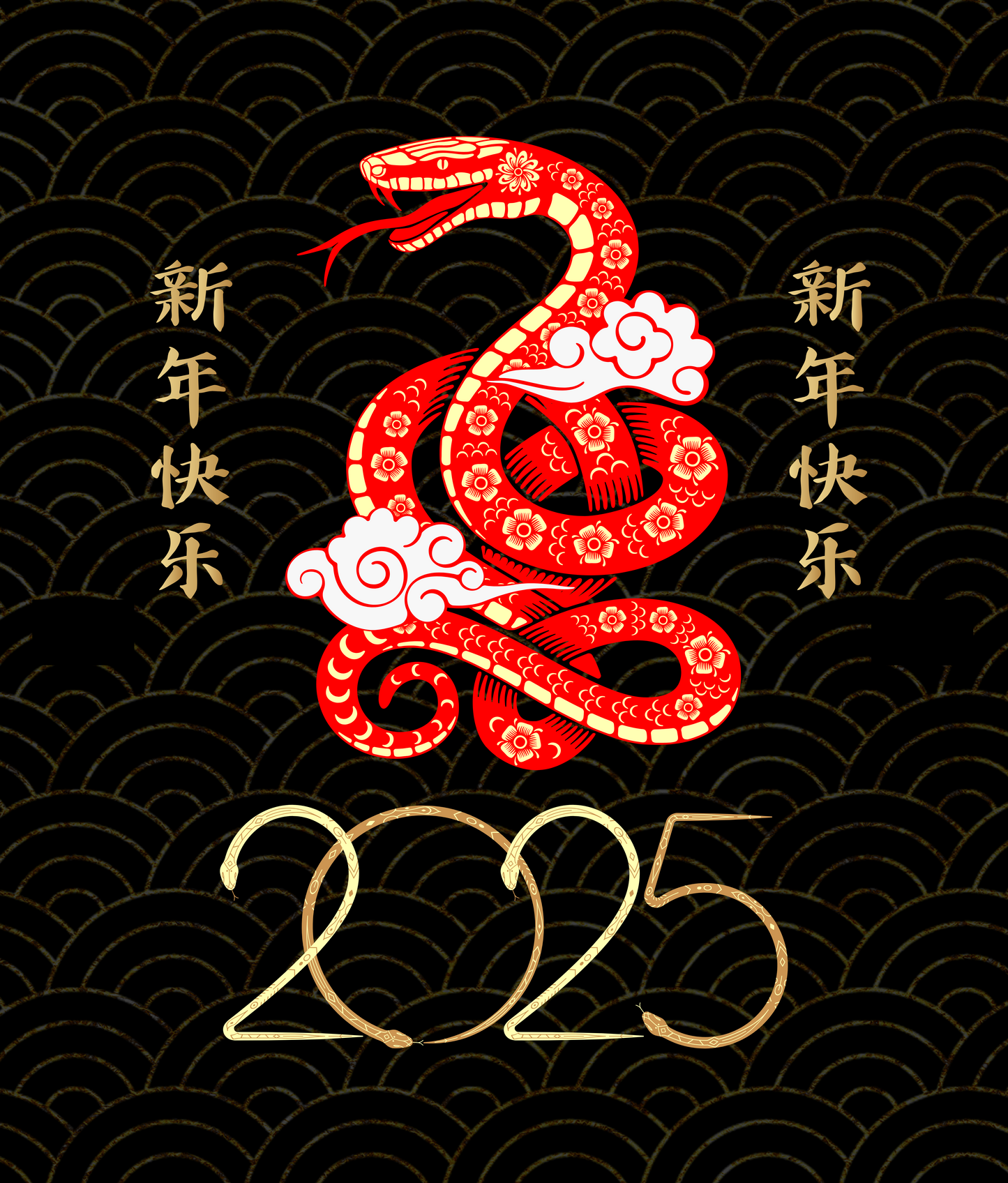 🐍 Year of the Snake Lunar New Year Tapestry – Home Decor | Multiple Sizes Available 🧧✨