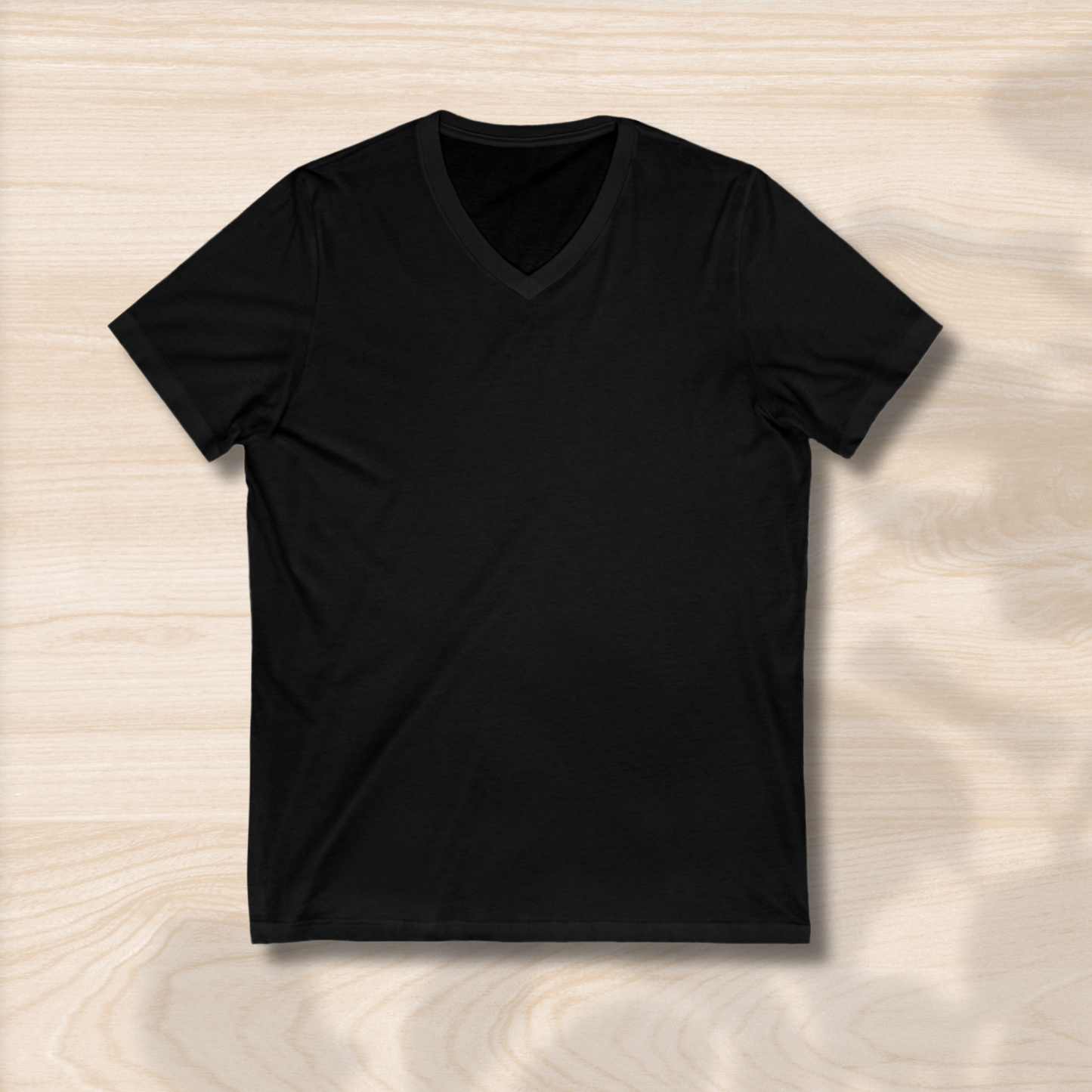 V-Neck Essential T-Shirt for Men – Classic Fit, Sizes Up to 3XL