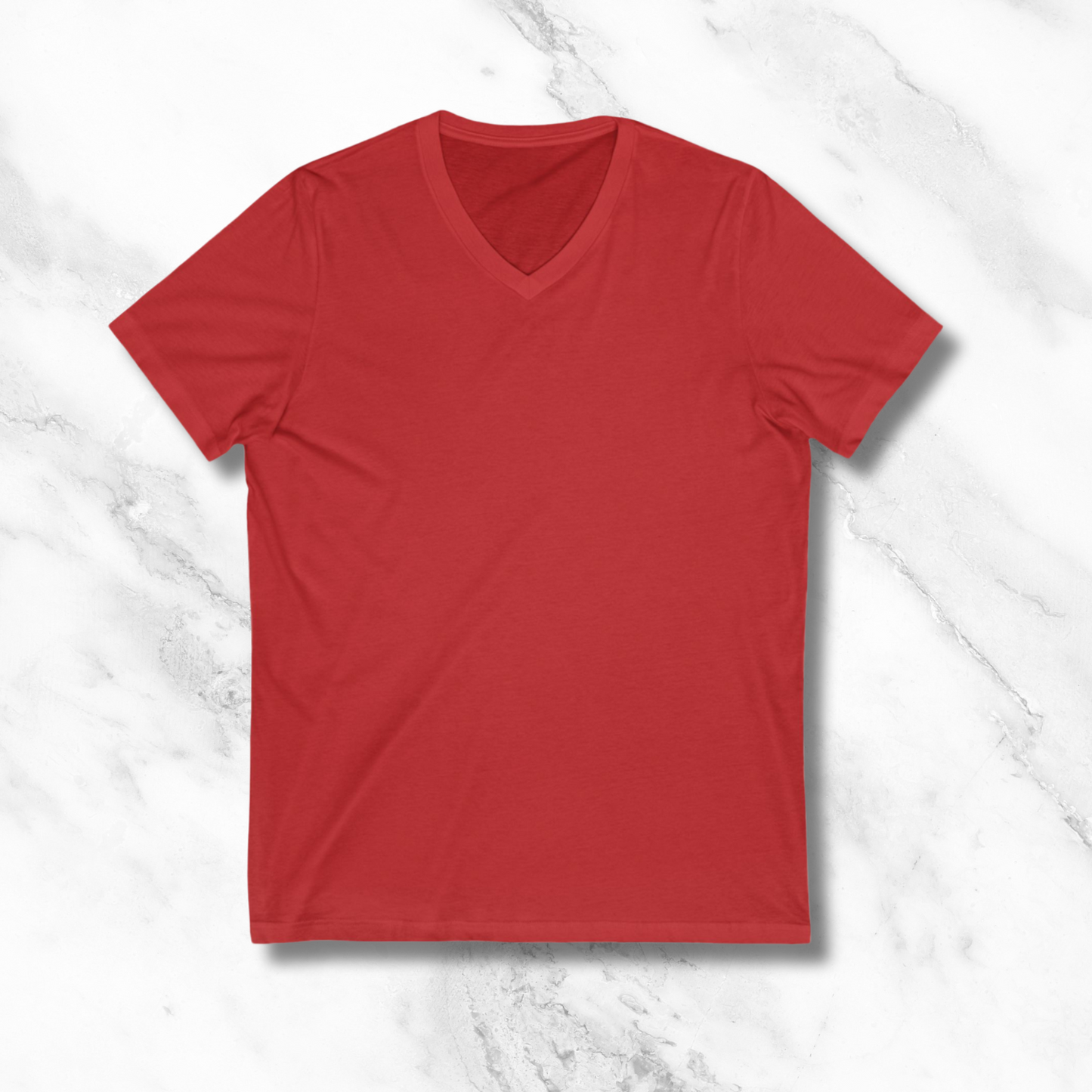 V-Neck Essential T-Shirt for Men – Classic Fit, Sizes Up to 3XL