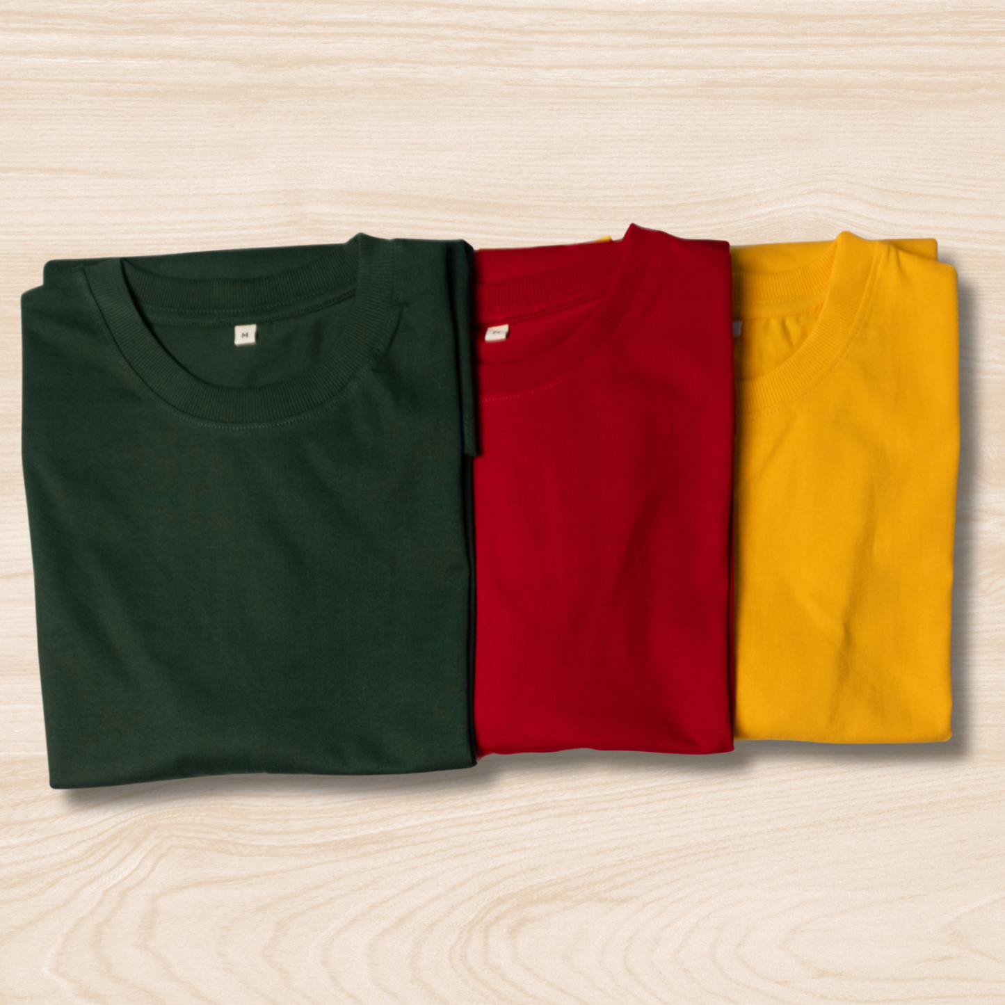 Oversized Unisex Cotton T-Shirts – Pack of 3 | XS–2XL