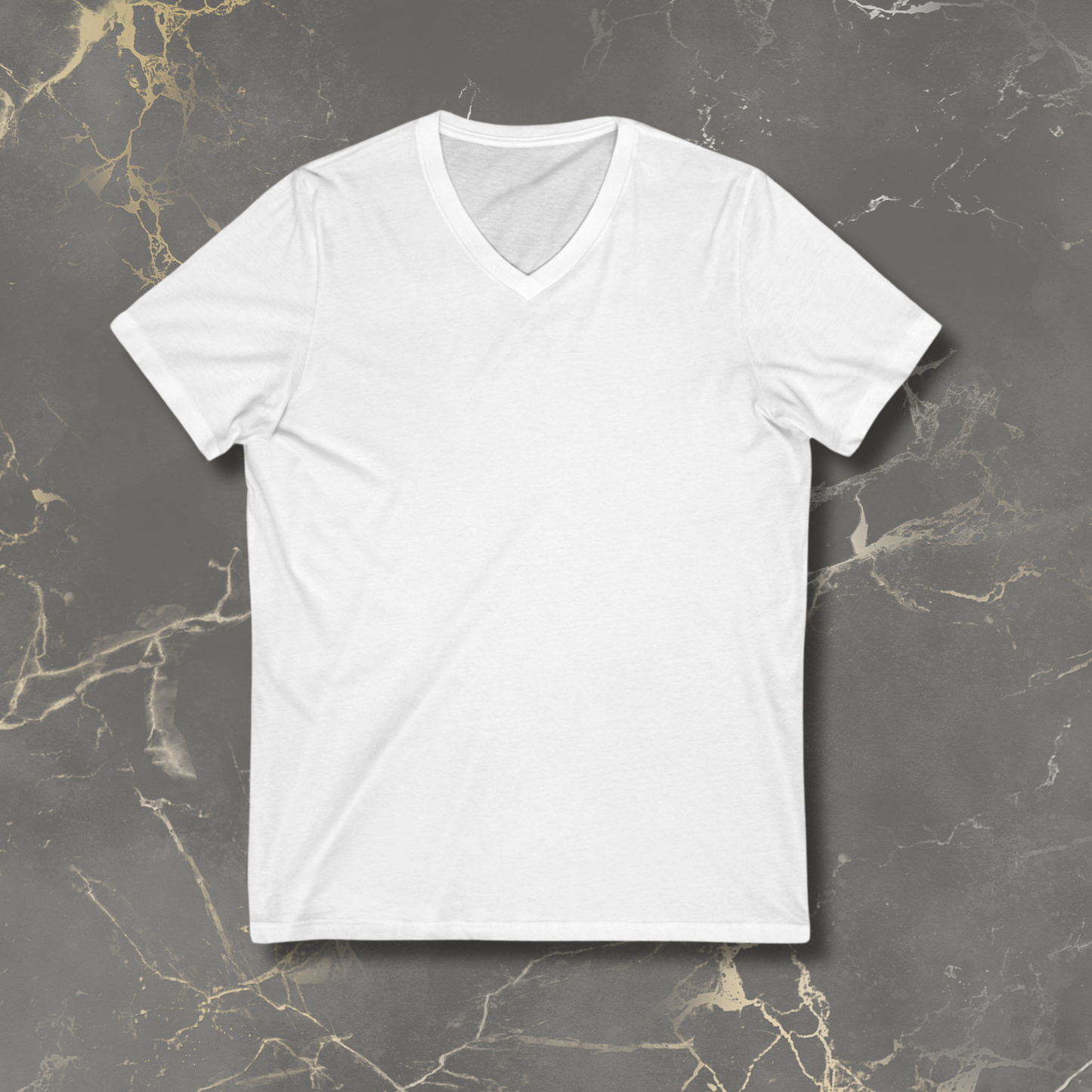 V-Neck Essential T-Shirt for Men – Classic Fit, Sizes Up to 3XL