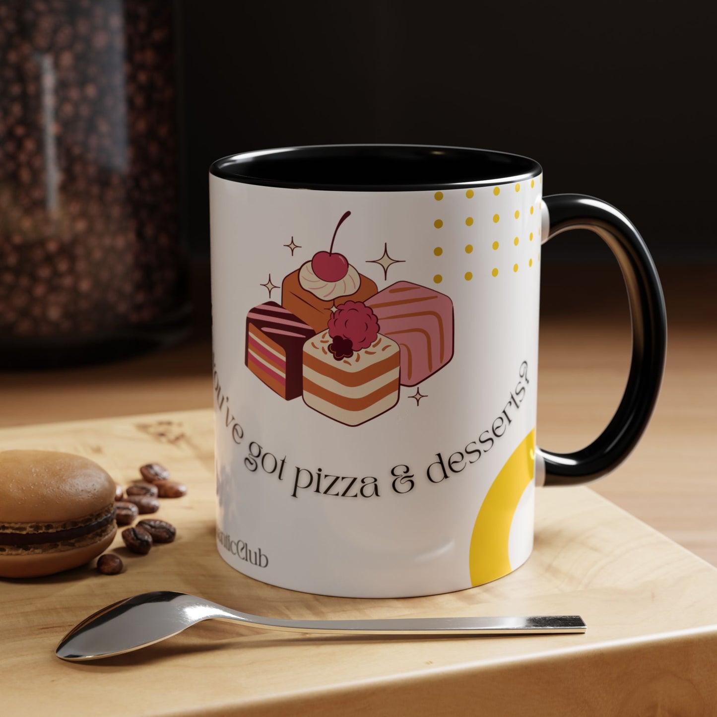 Who Needs a Date When You’ve Got Pizza & Desserts Mug – Valentine’s Day Club Collection