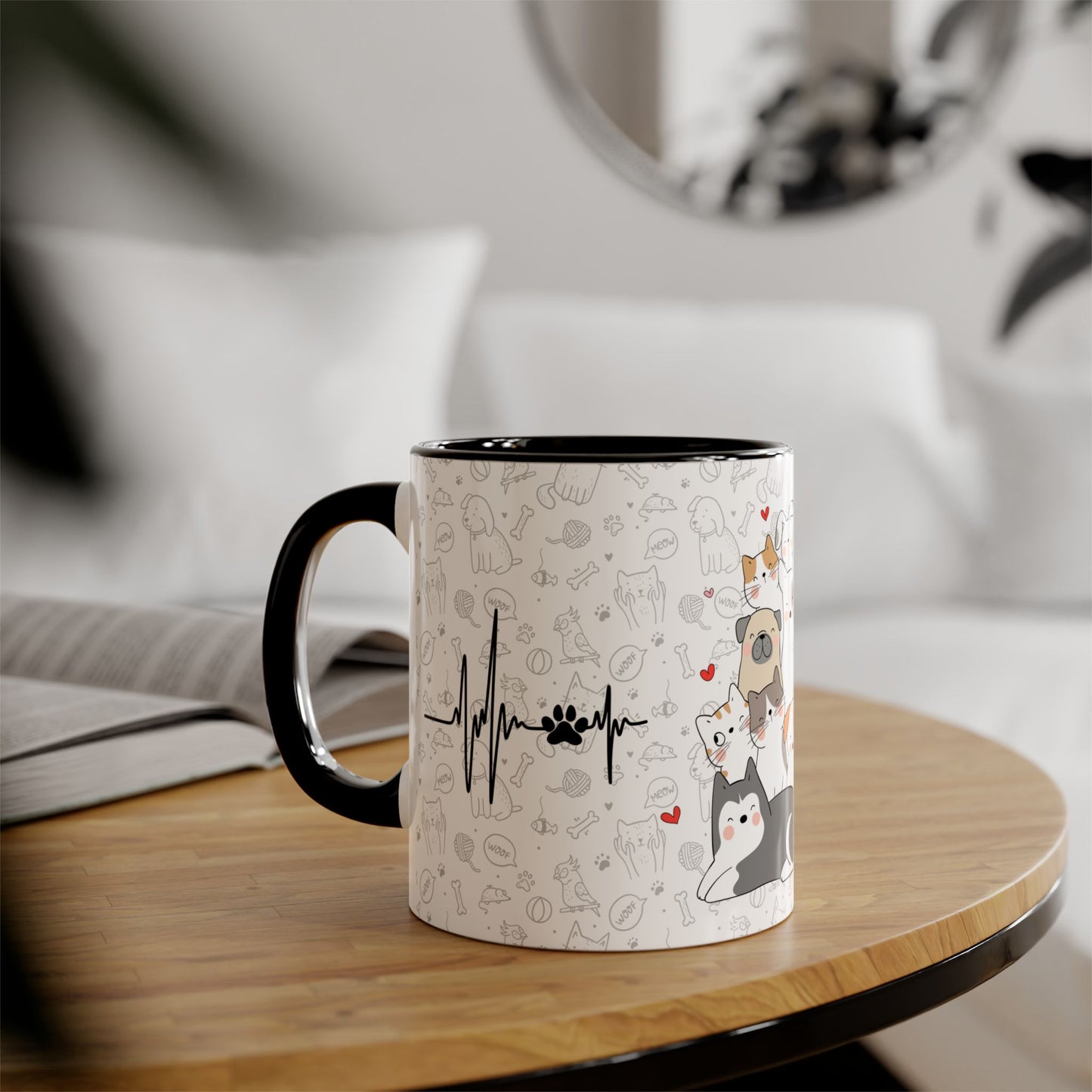 Furry Companion Mug – Valentine’s Day Collection