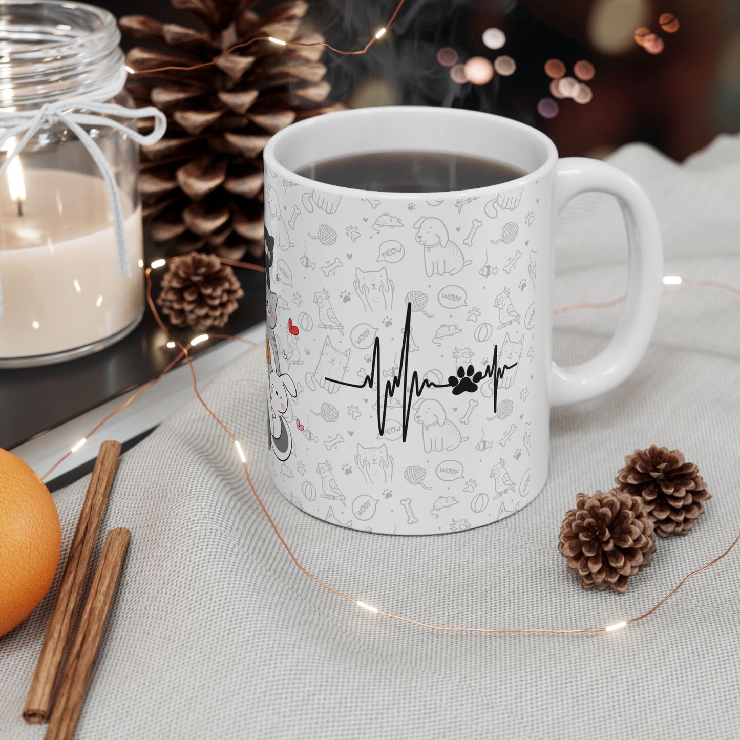 Furry Companion Mug – Valentine’s Day Collection