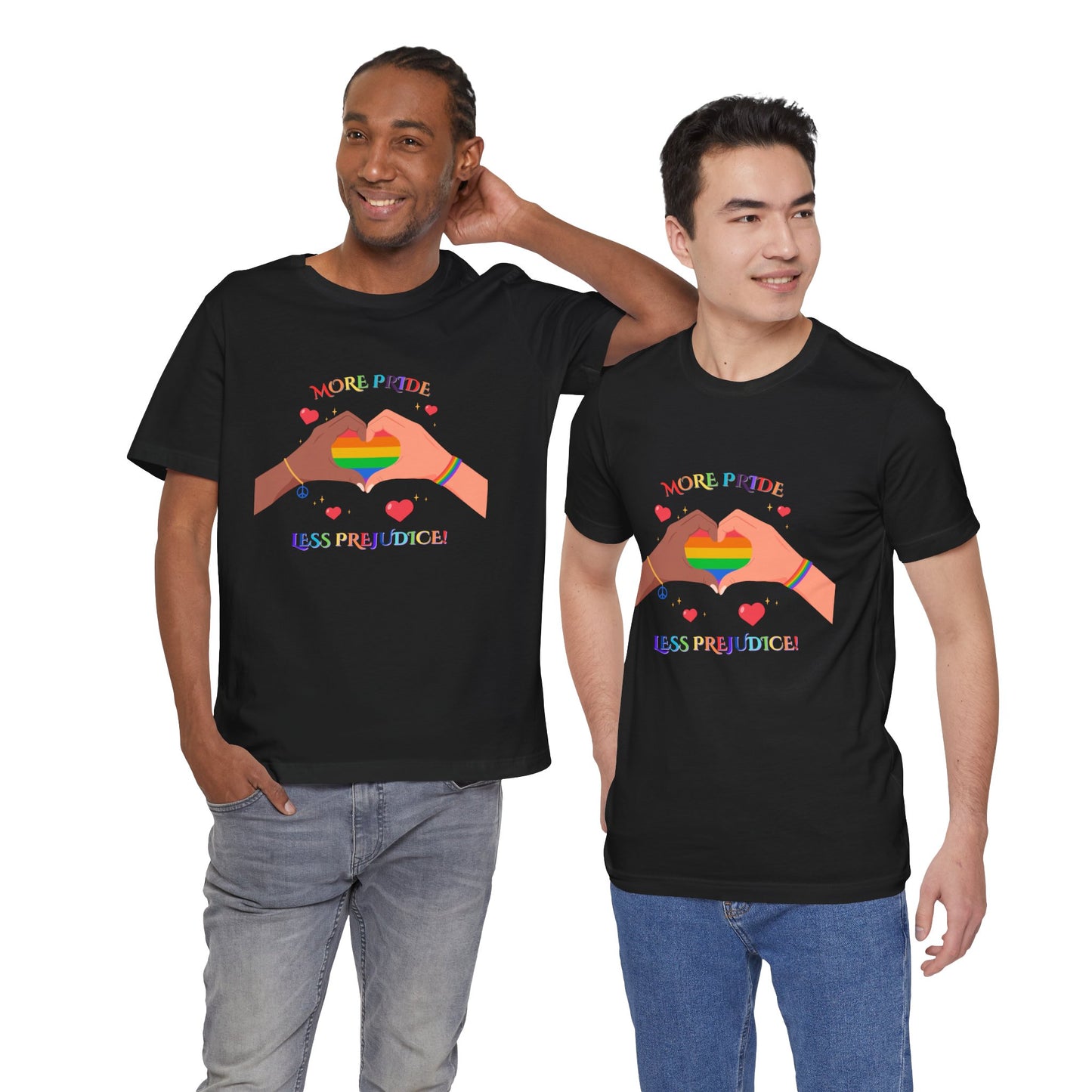 "More Pride, Less Prejudice" Unisex T-Shirt