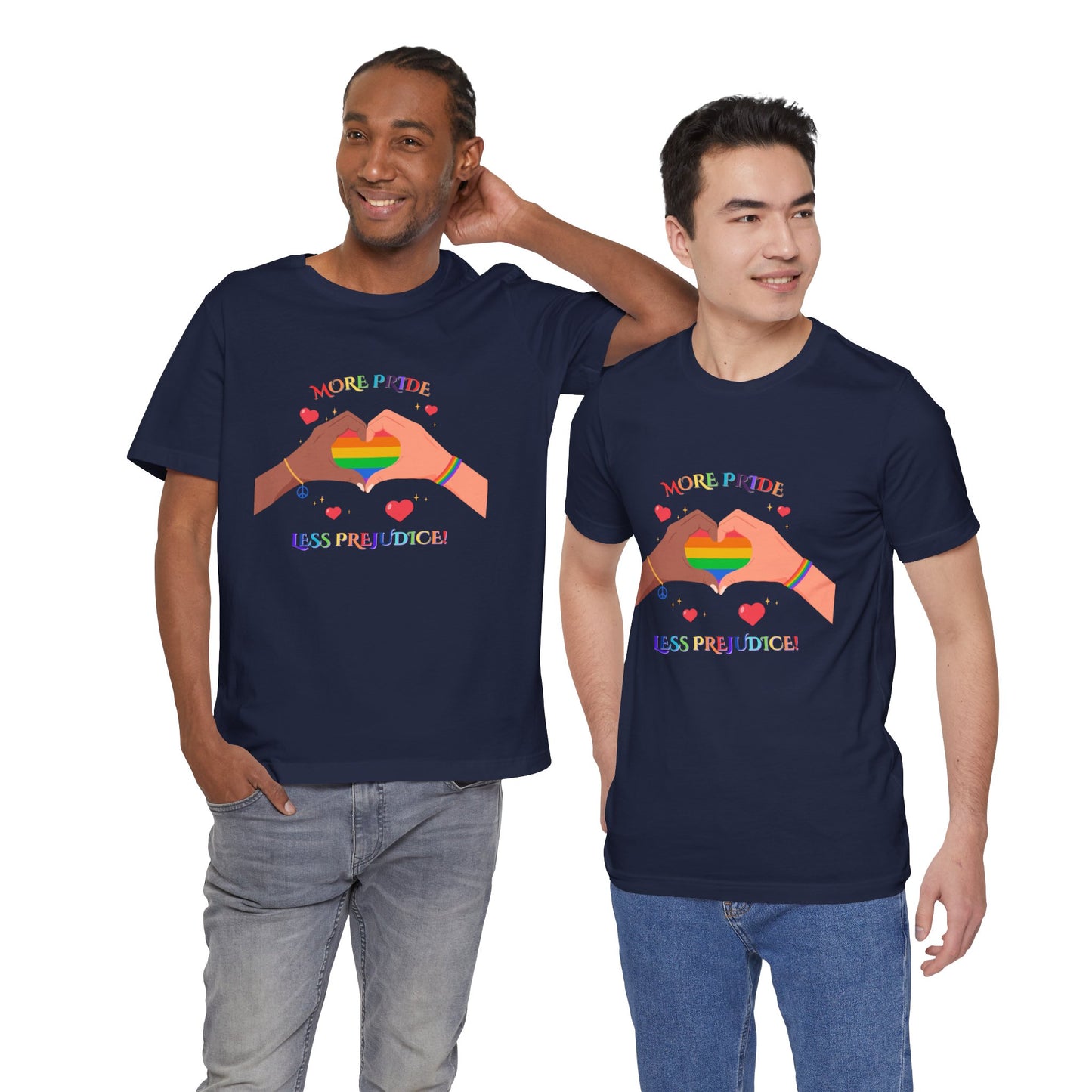 "More Pride, Less Prejudice" Unisex T-Shirt