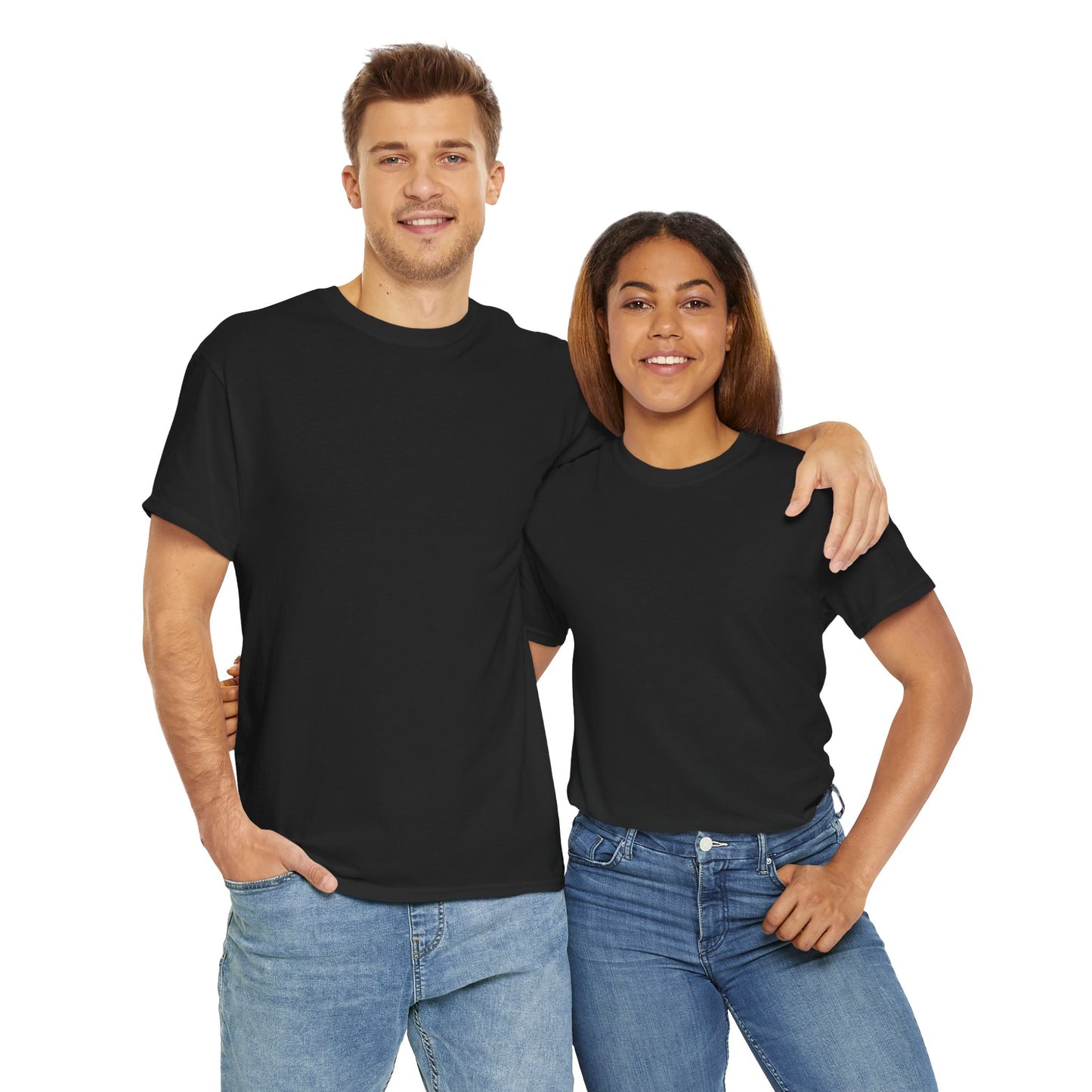 Classic Unisex Crew Neck T-Shirt – 10 Colours, Sizes XS to 7XL