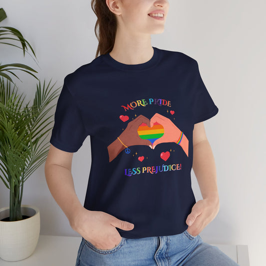 "More Pride, Less Prejudice" Unisex T-Shirt