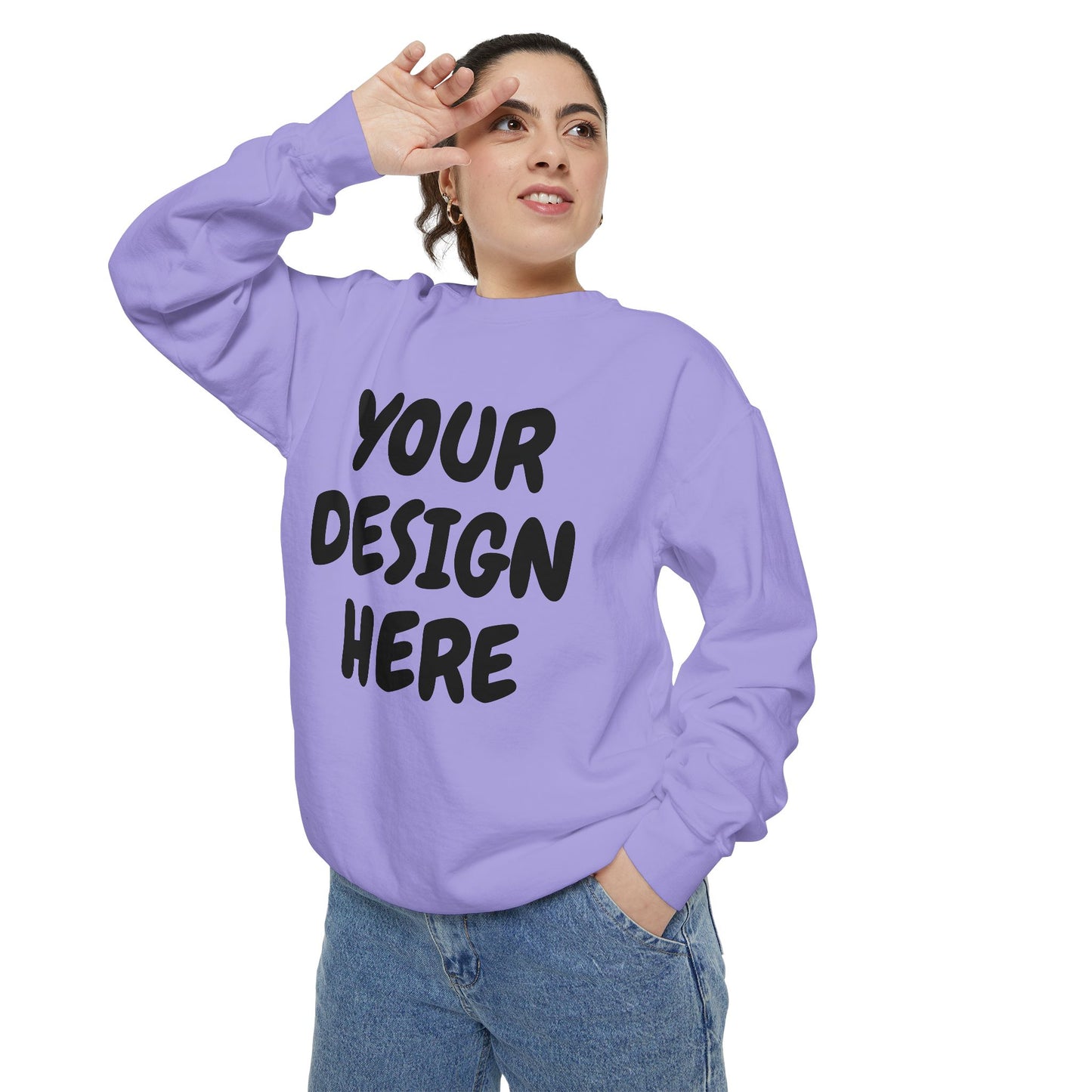 Custom Unisex Oversized Sweatshirt | Personalized Design & Text