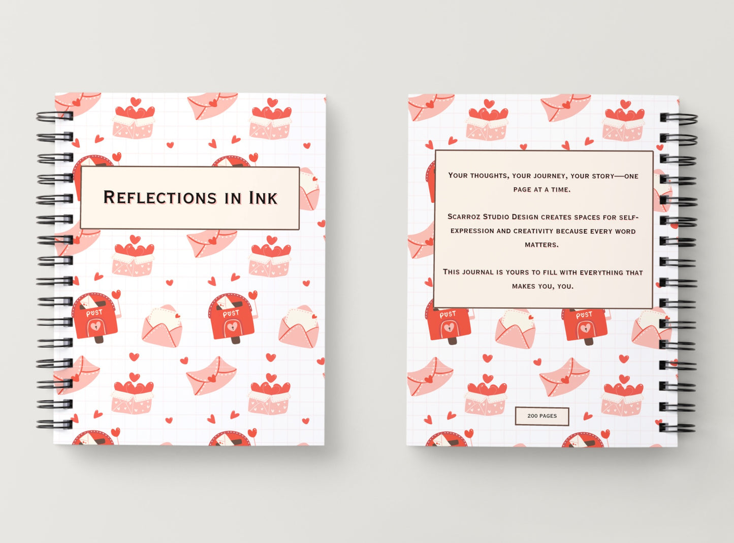 Reflections in Ink: A 200-Page Journal Notebook